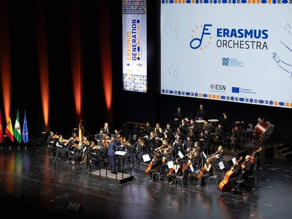  Katie Mercer on stage with the Erasmus Orchestra 2024