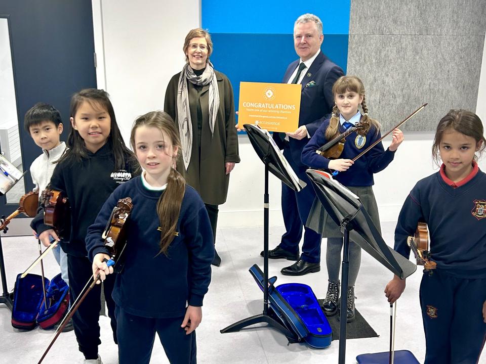 RIAM Junior Students as part of the Play it Forward programme